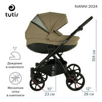 Детская коляска 3 в 1 Tutis Nanni 7 NEW 2024