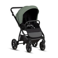 Коляска 3 в 1 Tutis Leo 3+ в комплекте с автокреслом Tutis Beno (0-36 кг), Black (PP209/006) и Базой Isofix (PP210)