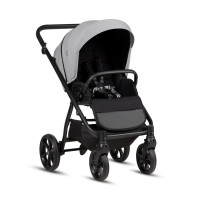 Коляска 3 в 1 Tutis Leo 3+ в комплекте с автокреслом Tutis Beno (0-36 кг), Black (PP209/006) и Базой Isofix (PP210)