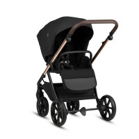 Коляска 3 в 1 Tutis Leo 3+ в комплекте с автокреслом Tutis Beno (0-36 кг), Black (PP209/006) и Базой Isofix (PP210)