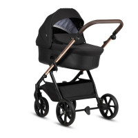 Коляска 4 в 1 Tutis Leo 3+ в комплекте с автокреслом Tutis Beno (0-36 кг), Black (PP209/006) и Базой Isofix (PP210)
