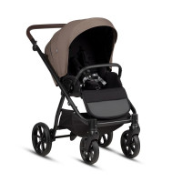 Коляска 3 в 1 Tutis Leo 3+ в комплекте с автокреслом Tutis Beno (0-36 кг), Black (PP209/006) и Базой Isofix (PP210)