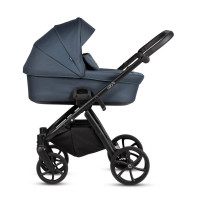 Коляска 3 в 1 Tutis Leo 3+ в комплекте с автокреслом Tutis Beno (0-36 кг), Black (PP209/006) и Базой Isofix (PP210)