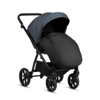 Коляска 3 в 1 Tutis Leo 3+ в комплекте с автокреслом Tutis Beno (0-36 кг), Black (PP209/006) и Базой Isofix (PP210)