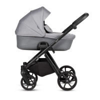 Коляска 3 в 1 Tutis Leo 3+ в комплекте с автокреслом Tutis Beno (0-36 кг), Black (PP209/006) и Базой Isofix (PP210)