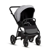 Коляска 4 в 1 Tutis Leo 3+ в комплекте с автокреслом Tutis Beno (0-36 кг), Black (PP209/006) и Базой Isofix (PP210)