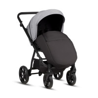 Коляска 3 в 1 Tutis Leo 3+ в комплекте с автокреслом Tutis Beno (0-36 кг), Black (PP209/006) и Базой Isofix (PP210)