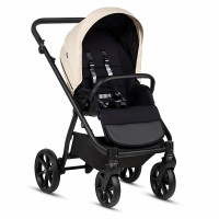 Коляска 3 в 1 Tutis Leo 3+ в комплекте с автокреслом Tutis Beno (0-36 кг), Black (PP209/006) и Базой Isofix (PP210)