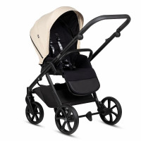 Коляска 4 в 1 Tutis Leo 3+ в комплекте с автокреслом Tutis Beno (0-36 кг), Black (PP209/006) и Базой Isofix (PP210)