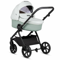 Коляска 3 в 1 Tutis Leo 3+ в комплекте с автокреслом Tutis Beno (0-36 кг), Black (PP209/006) и Базой Isofix (PP210)