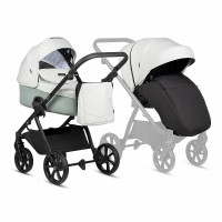 Коляска 3 в 1 Tutis Leo 3+ в комплекте с автокреслом Tutis Beno (0-36 кг), Black (PP209/006) и Базой Isofix (PP210)