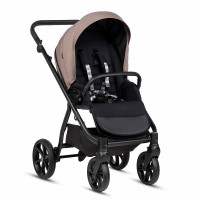 Коляска 3 в 1 Tutis Leo 3+ в комплекте с автокреслом Tutis Beno (0-36 кг), Black (PP209/006) и Базой Isofix (PP210)