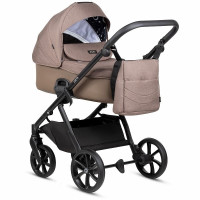 Коляска 3 в 1 Tutis Leo 3+ в комплекте с автокреслом Tutis Beno (0-36 кг), Black (PP209/006) и Базой Isofix (PP210)