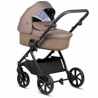 Коляска 3 в 1 Tutis Leo 3+ в комплекте с автокреслом Tutis Beno (0-36 кг), Black (PP209/006) и Базой Isofix (PP210)